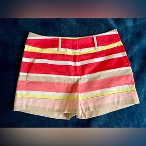 New & Company size 6 Multicolor Striped Shorts
